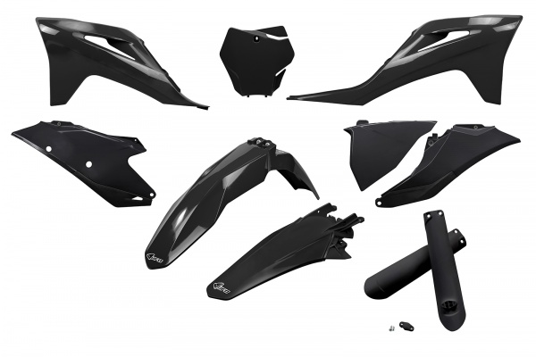 Full Plastic Kit black for Gas Gas MC 125 - MC 250 - MC 250F - EX 250 - EX 250F - EX 300 - MC 350F - EX 350F - MC 450F - EX ...